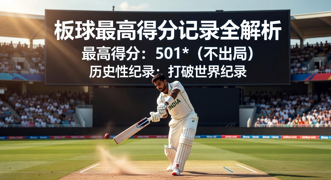 板球最高得分：测试赛ODI T20顶级纪录