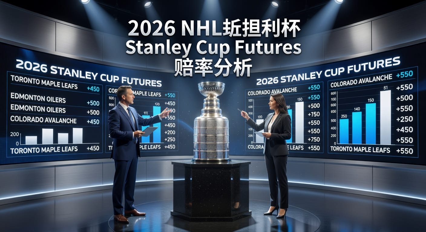 NHL斯坦利杯 Stanley Cup Futures 2024赔率热门球队预测