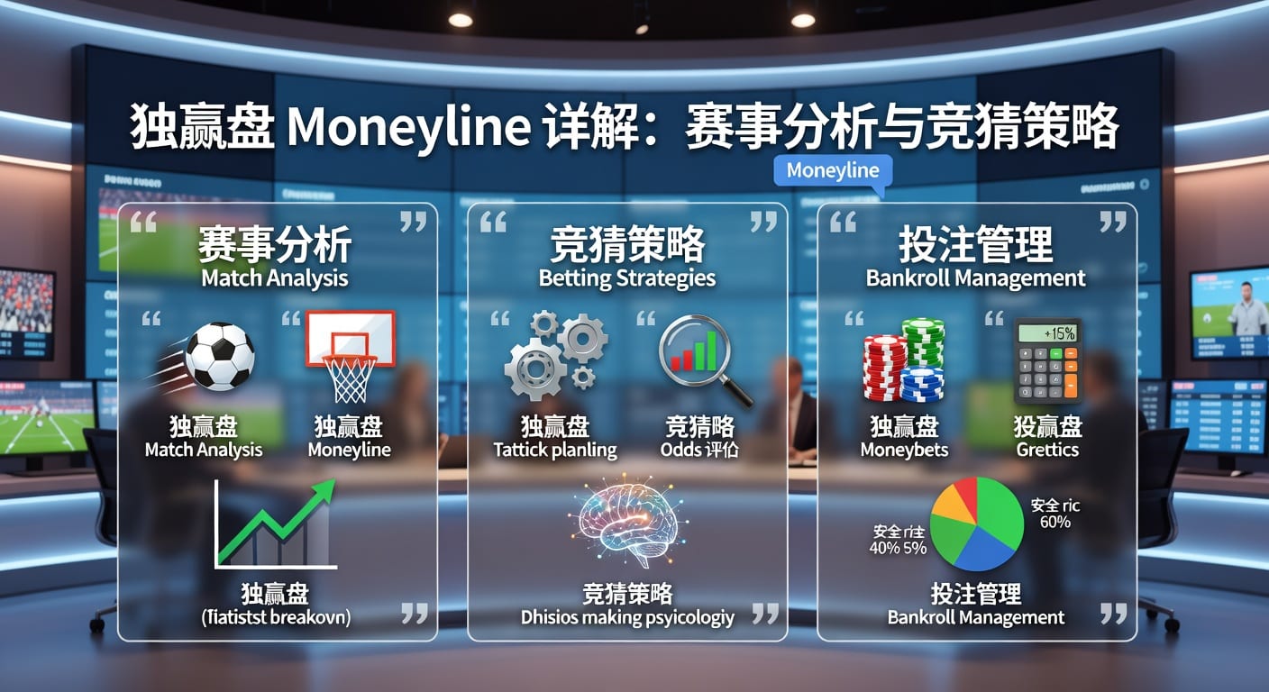 独赢盘 Moneyline 详解：赛事分析入门指南