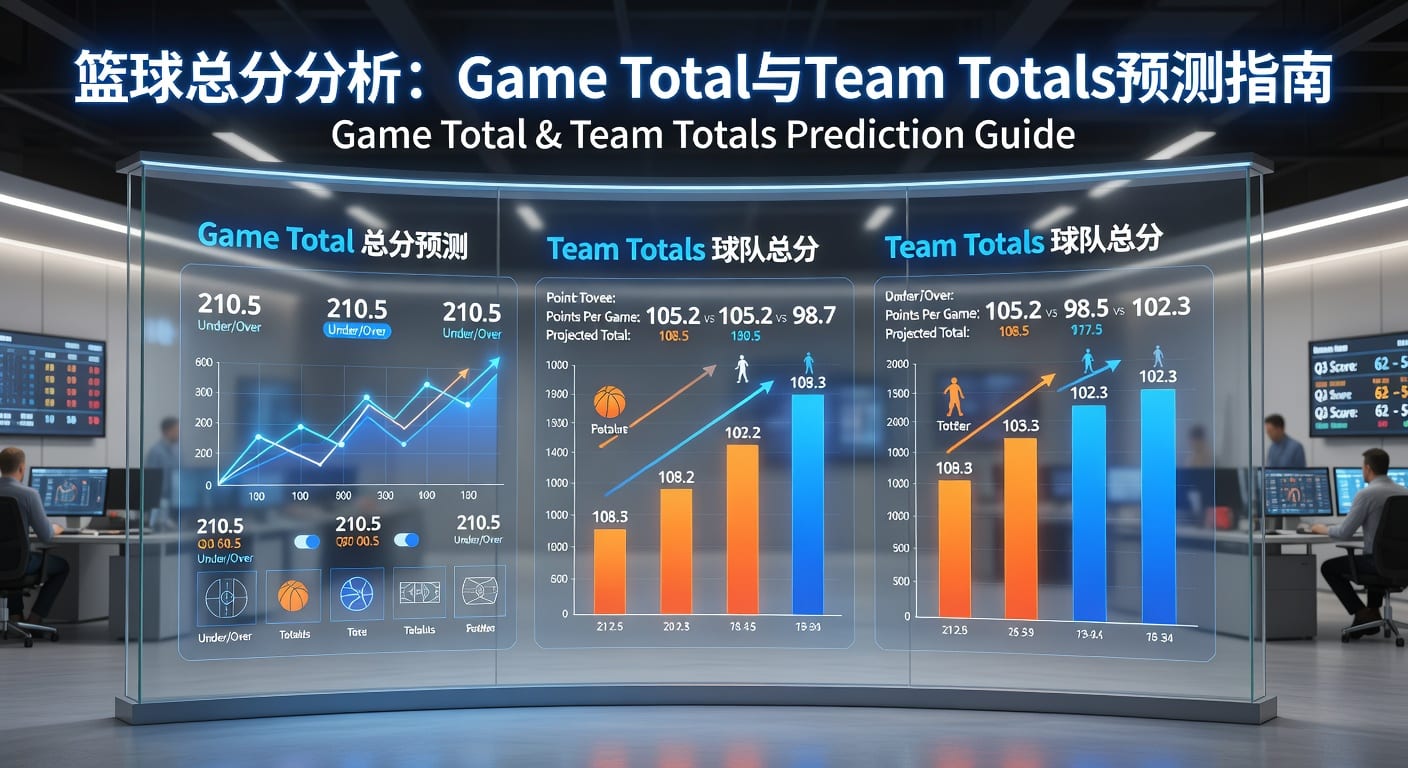 篮球总分分析：Game Total Team Totals预测技巧