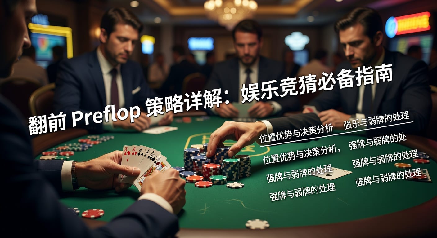 翻前 Preflop 策略详解：赛事分析新手必备指南