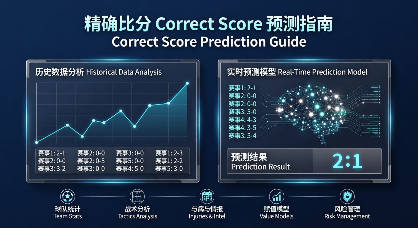 精确比分 correct score 预测技巧：最新赛事分析指南