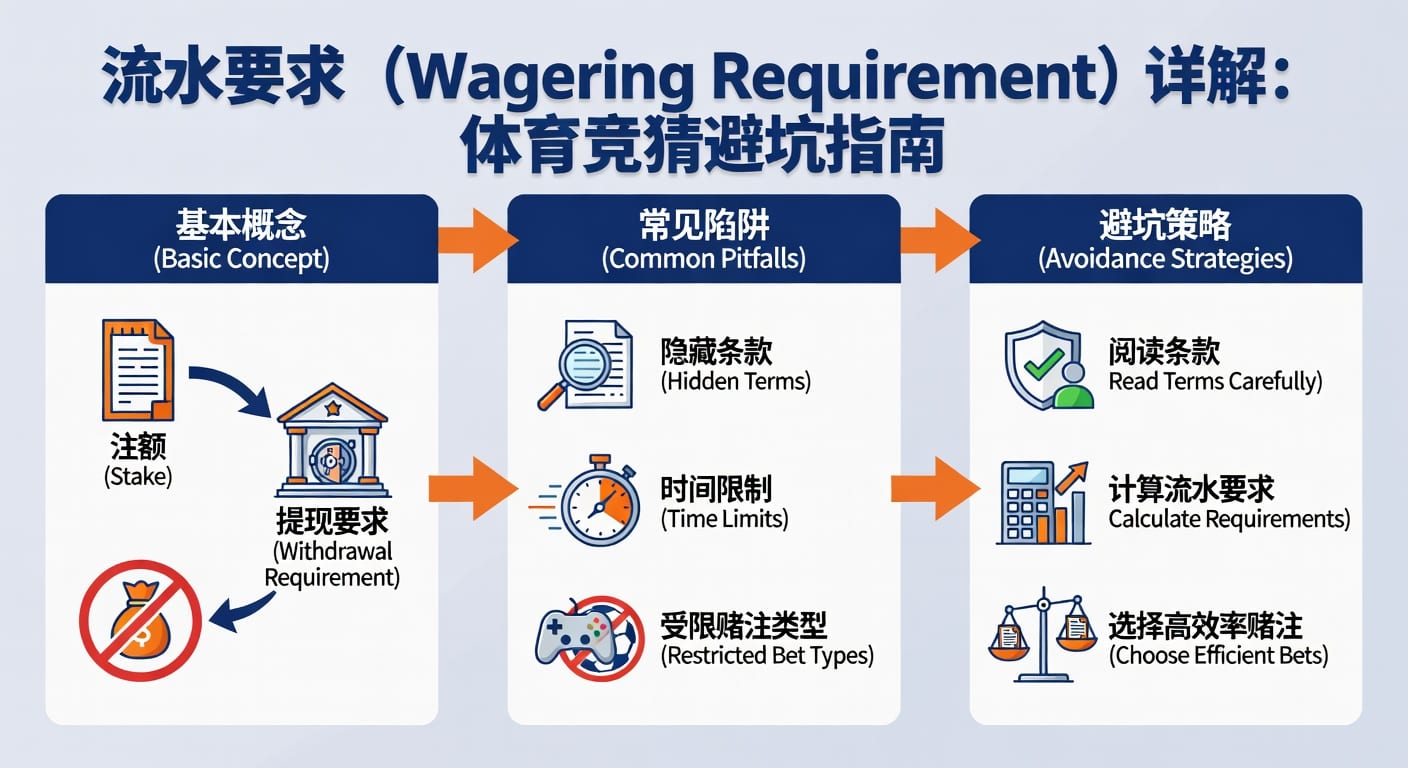 流水要求详解：体育竞猜wagering requirement全解析